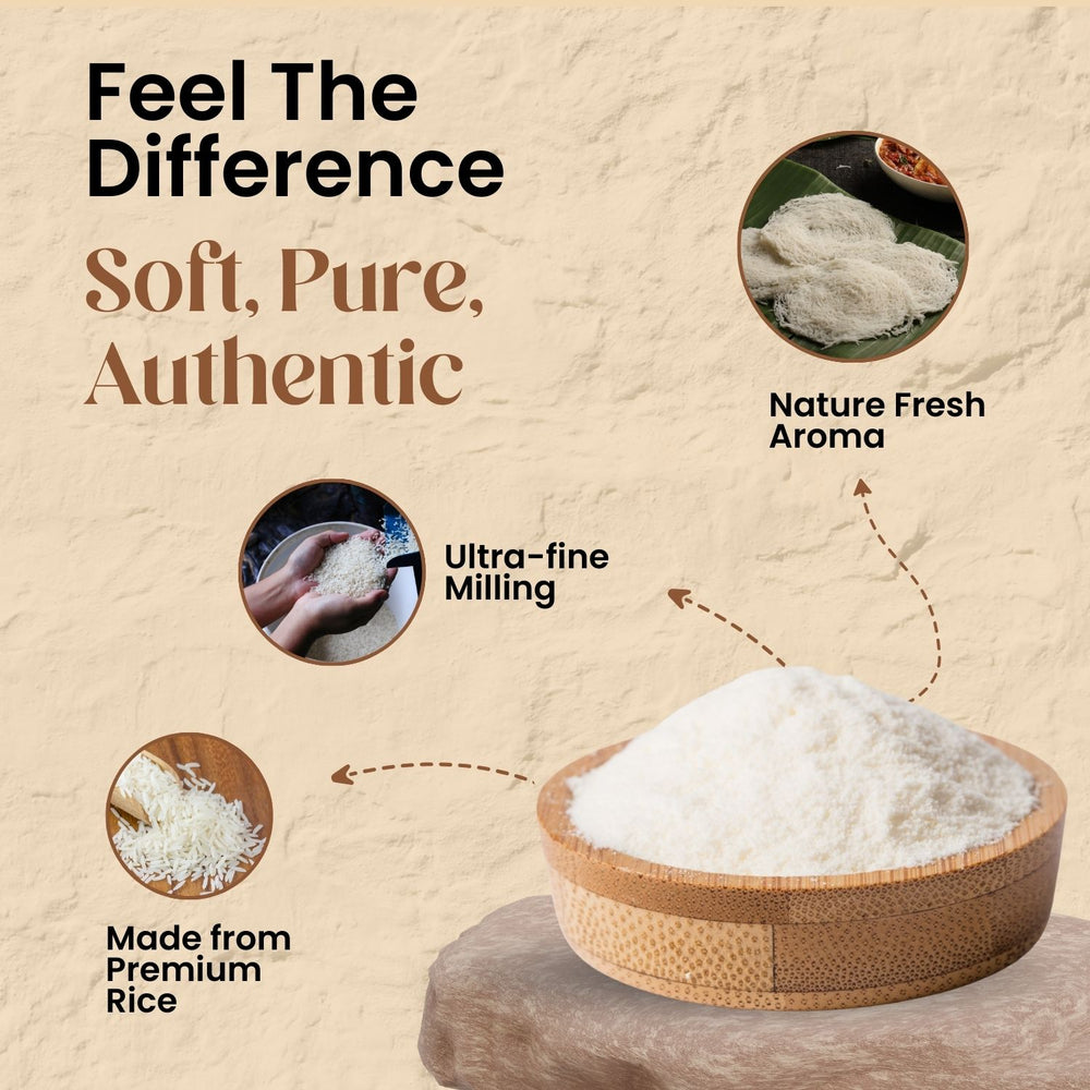 Sticky strands and cracked surfaces can spoil presentation, but Mother’s Appam, Idiyappam & Pathiri Podi produces fine non-sticky idiyappam, crack-free pathiri and perfectly soft appam.