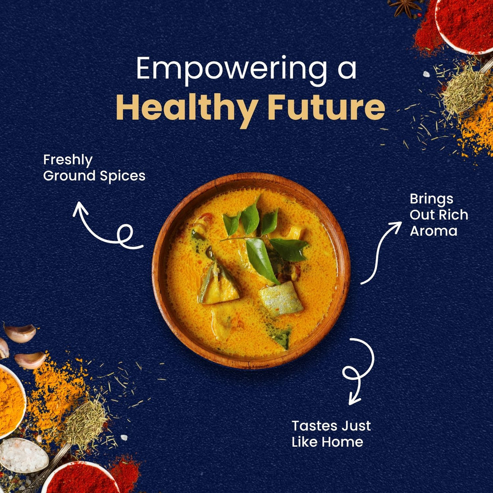 Mother’s Fish Masala improves fish curries by using freshly ground spices that bring out rich aroma and home-style taste.