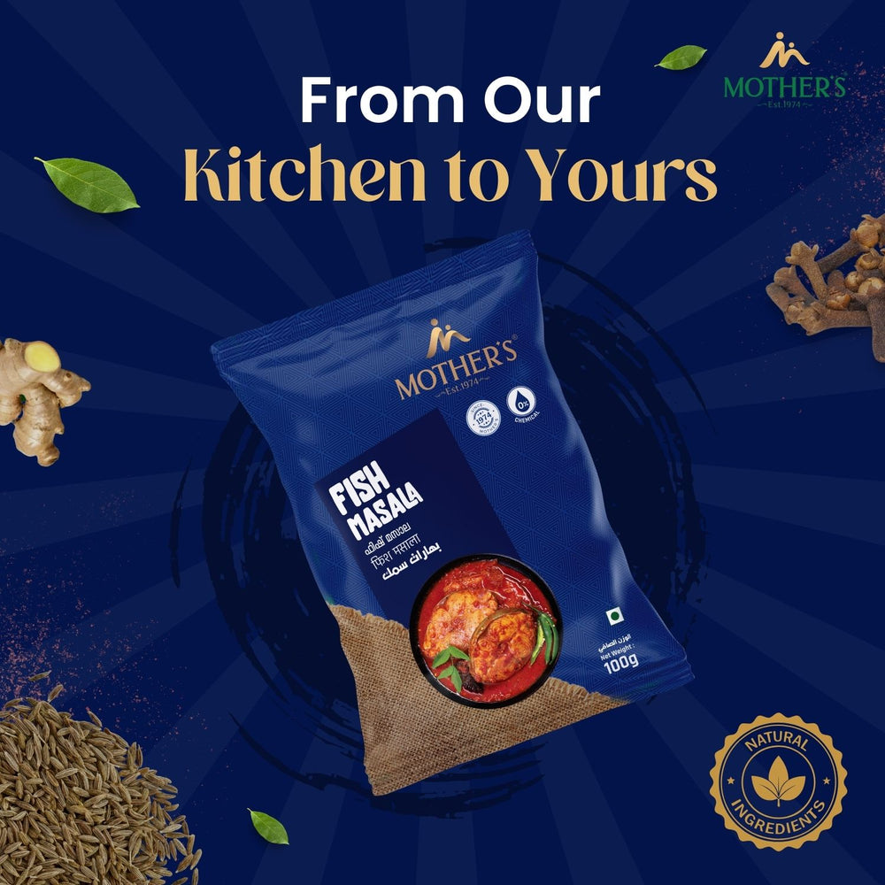 Mother’s Fish Masala supports consistent home-style fish curries by using carefully prepared spices meant for everyday cooking.