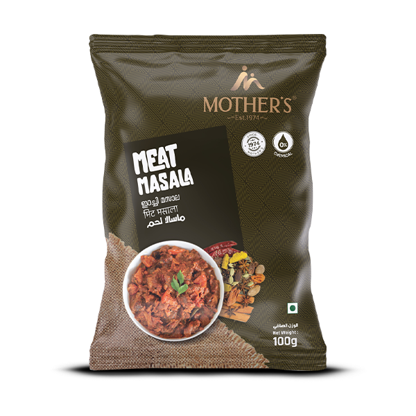Meat curries often lack depth when spices are added separately; Mother’s Meat Masala offers a ready blend that ensures bold and well-rounded flavour.