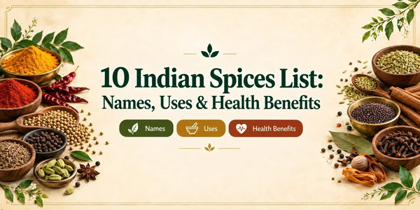 10 Indian Spices List: Names, Uses & Health Benefits