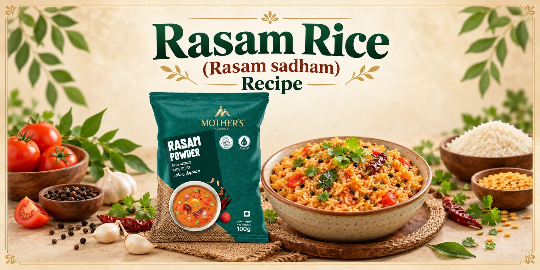 Rasam Rice (Rasam sadham) Recipe