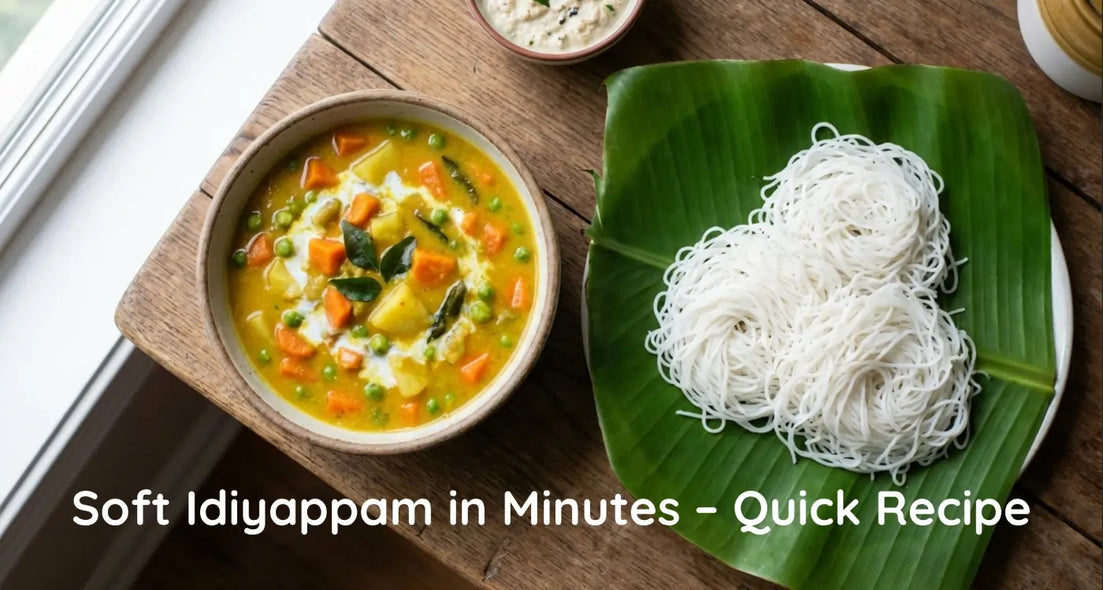 Soft Idiyappam Quick Recipe in Minutes -