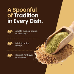 Finding one spice that suits multiple dishes is difficult; Mother’s Coriander Powder is balanced to work across curries, soups, and chutneys.