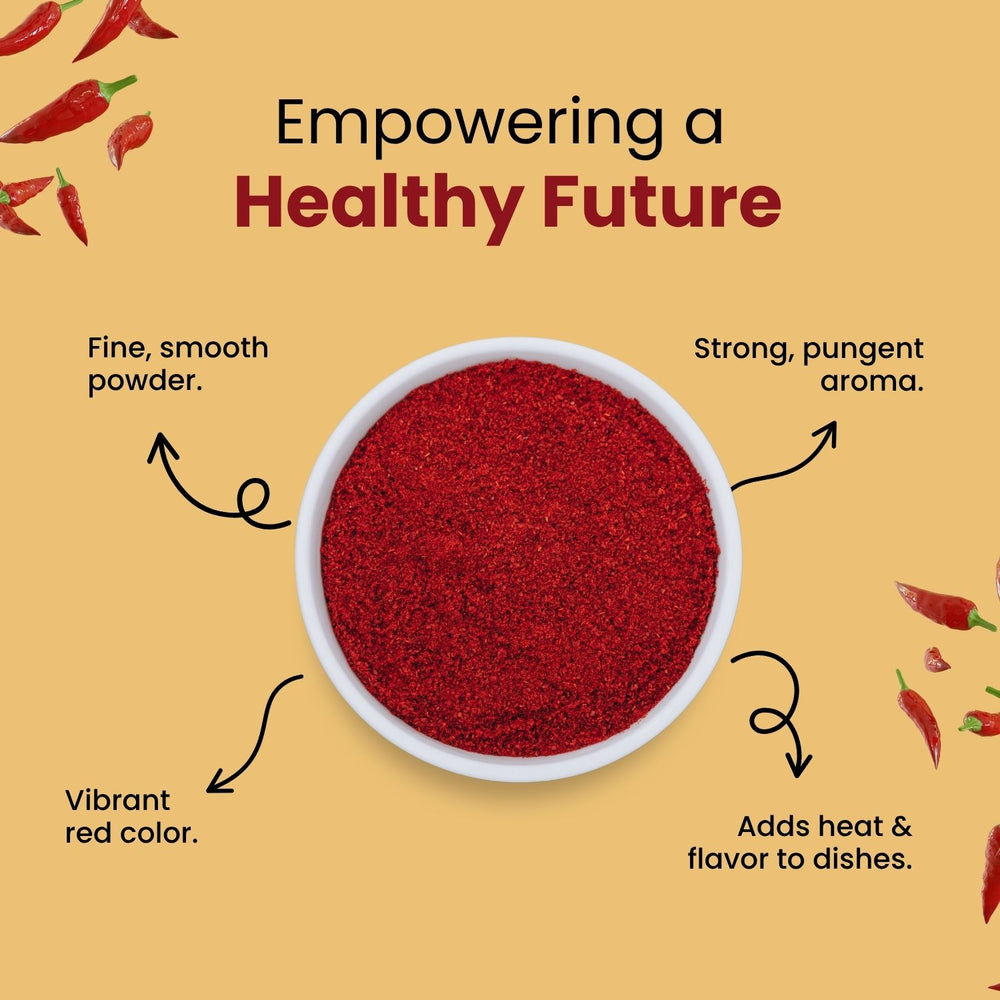 Mother’s Mirch Powder features a fine, smooth grind and rich red hue that blends evenly into curries and gravies.