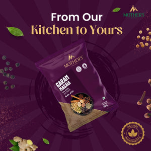 Mother’s Garam Masala brings carefully prepared whole spices from controlled preparation to home cooking, helping ensure consistent and traditional flavour.
